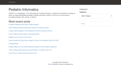 Desktop Screenshot of pedinfo.org